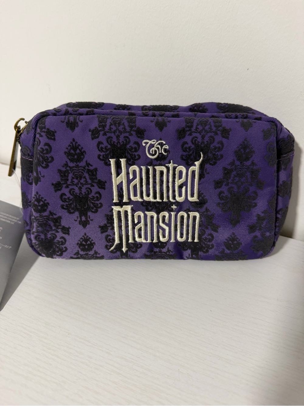 Disney Parks Haunted Mansion Wallpaper Belt Bag Fanny Pack Purple halloween